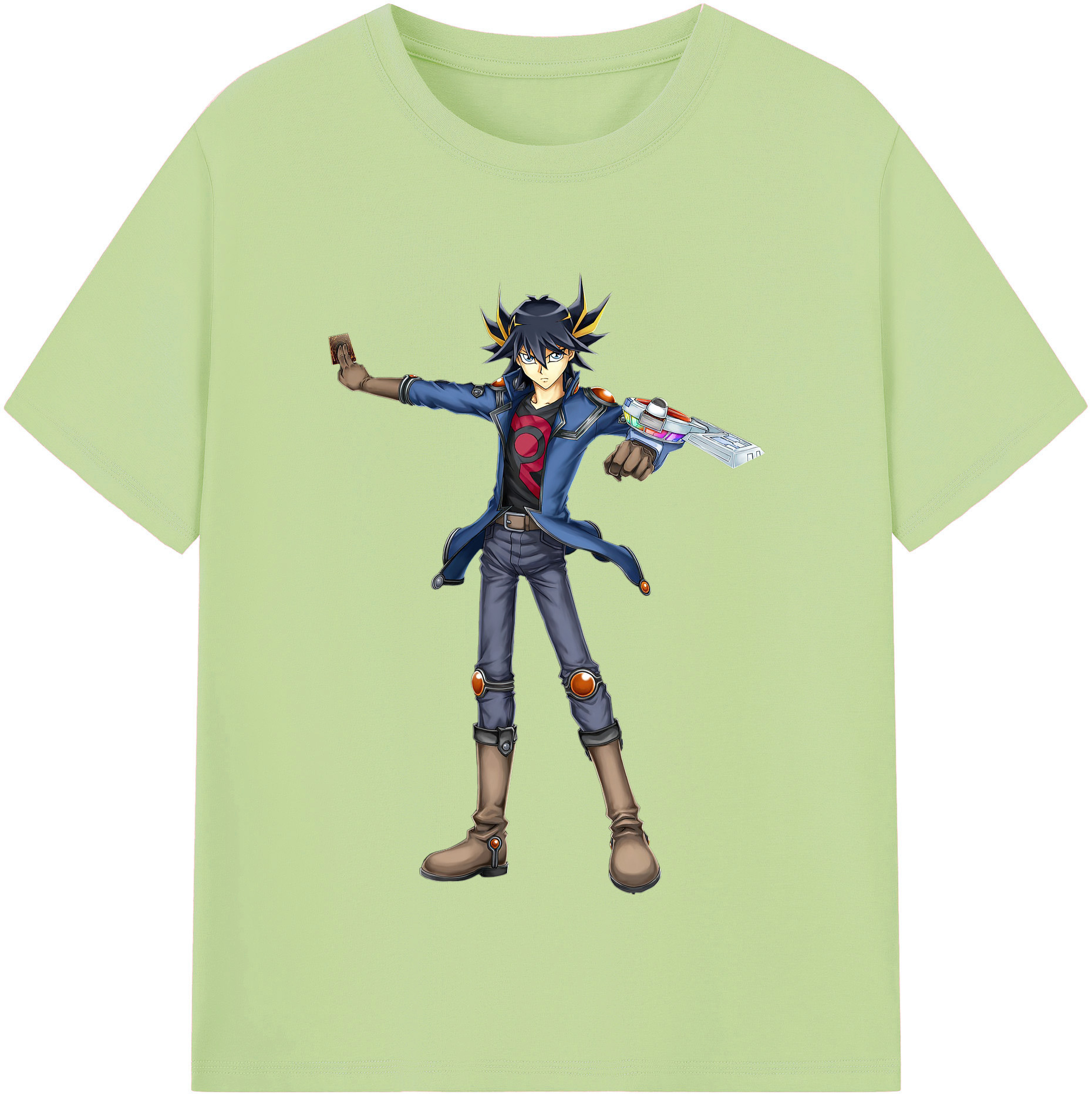 （画像用） 遊☆戯☆王 Yu-Gi-Oh! 綿100％半袖Tシャツ（フロントプリント）
